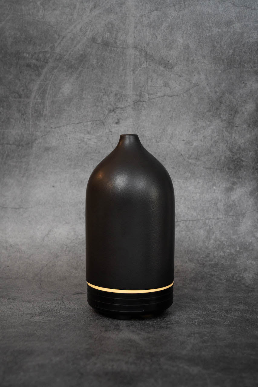 CAMPO Ultrasonic Essential Oil Diffuser - BLACK Ceramic